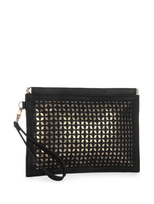 Stylish Persian Black Clutch - 61530 - Very Small Image - 1