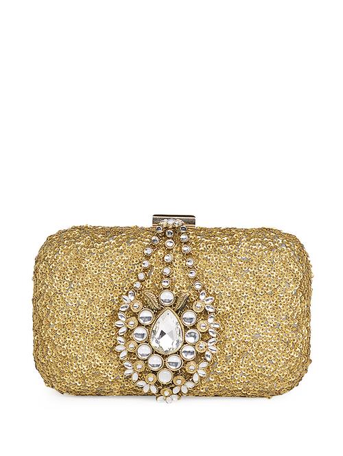 golden glamour clutch - 61564 - Very Small Image - 1