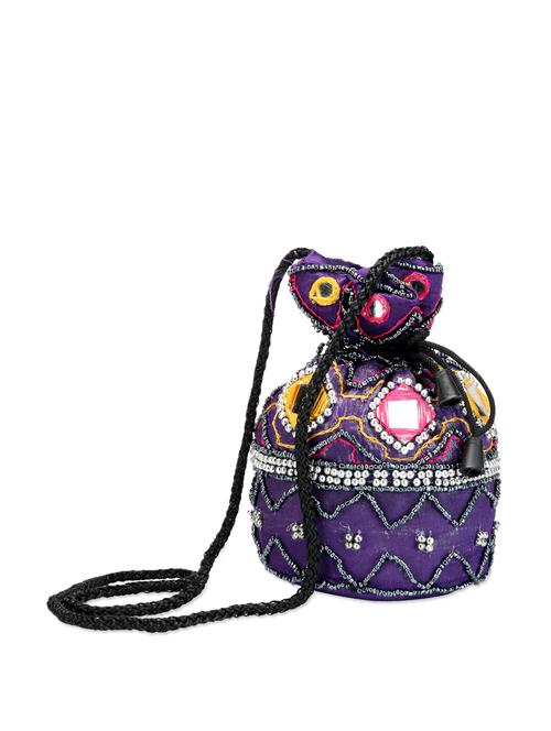 Perk It Purple Potli Bag - 62964 - Very Small Image - 1