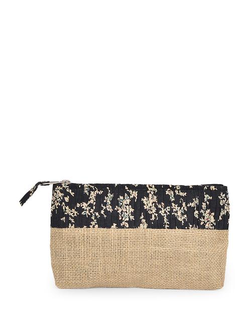 printed pouch in jute - 63175 - Very Small Image - 1