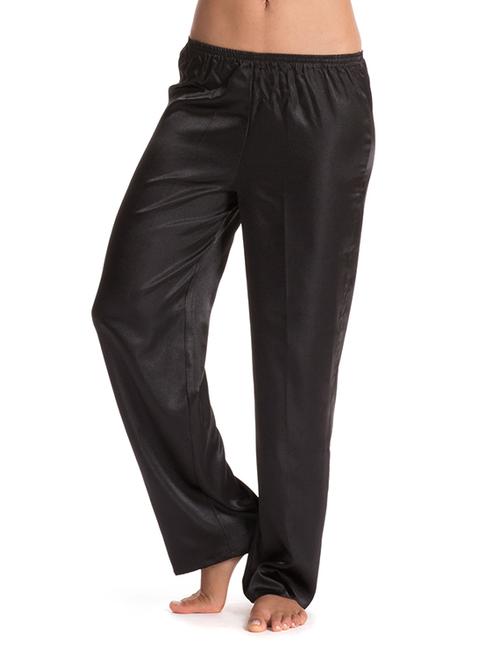 sensuous black satin pajamas - 63272 - Very Small Image - 1