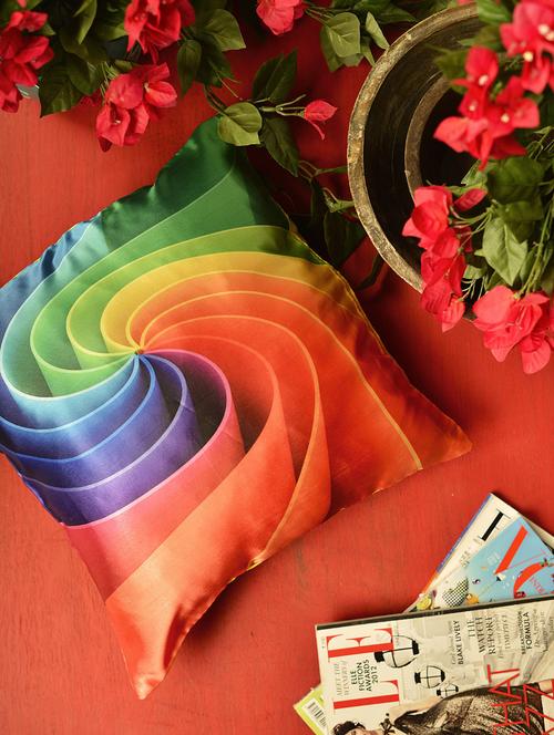 Vibrant Print Cushion Cover - 68202 - Very Small Image - 1