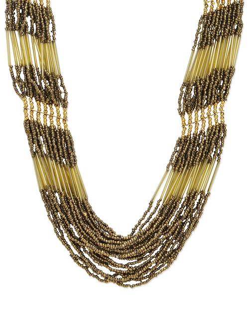multi beads chain necklace - 69372 - Very Small Image - 1