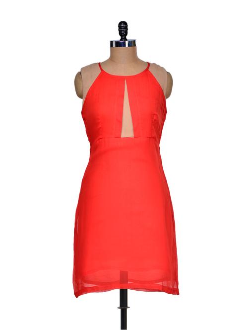 chic zesty orange dress - 70375 - Very Small Image - 1