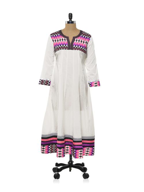 white mischief kurta - 71856 - Very Small Image - 1