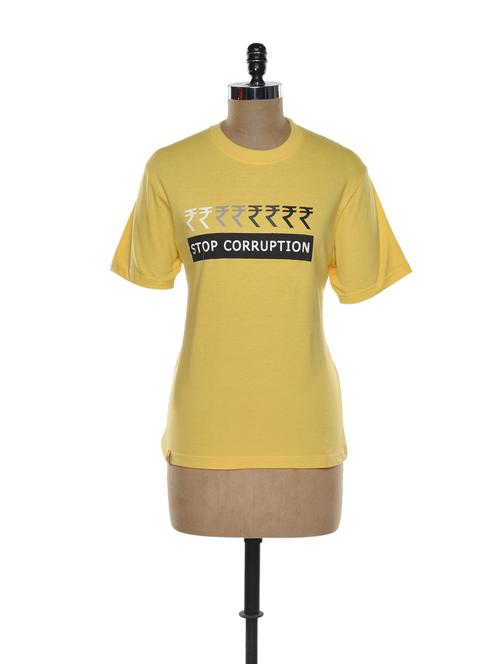 anti-corruption yellow tee - 73612 - Very Small Image - 1