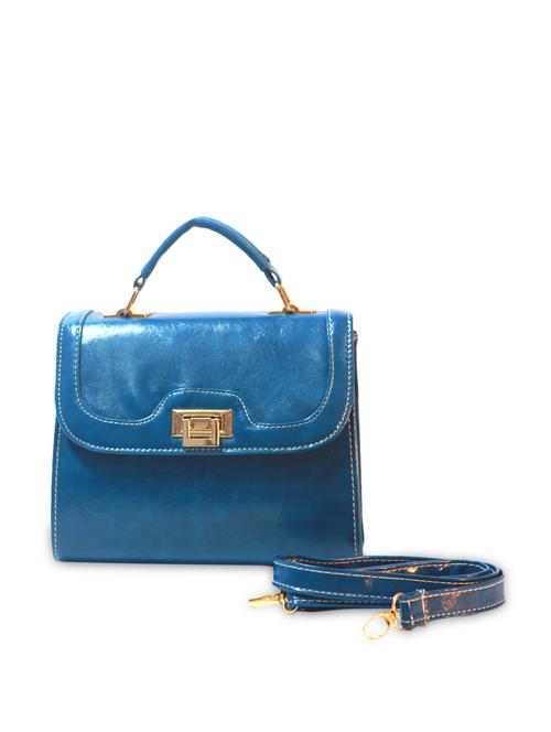 Blue sleek shoulder bag - 73997 - Very Small Image - 1