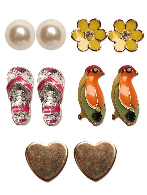 unique pattern stud earrings - 75008 - Very Small Image - 1