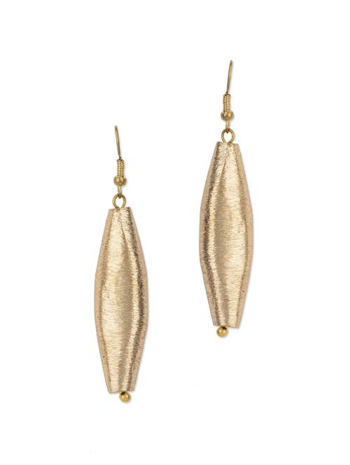 snazzy gold accented earrings - 78927 - Very Small Image - 1