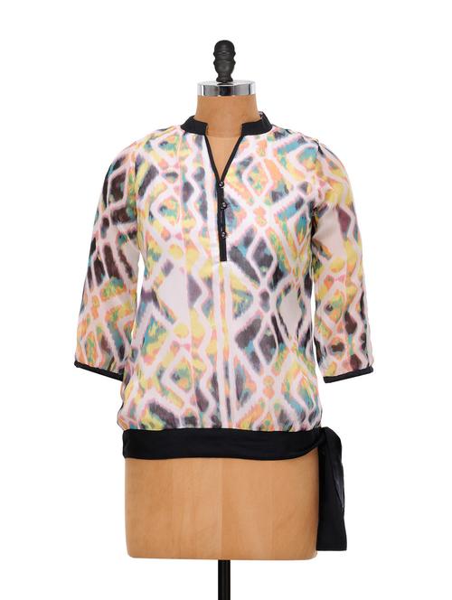 artsy colour wash top - 81927 - Very Small Image - 1