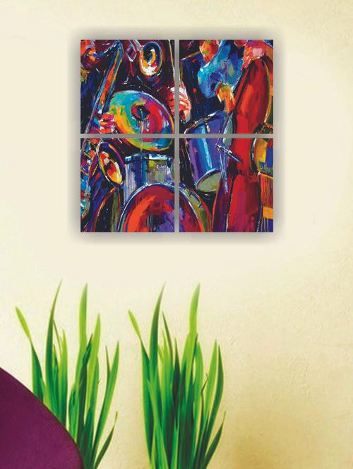 jazz it up wall art (4pc) - 847528 - Very Small Image - 1