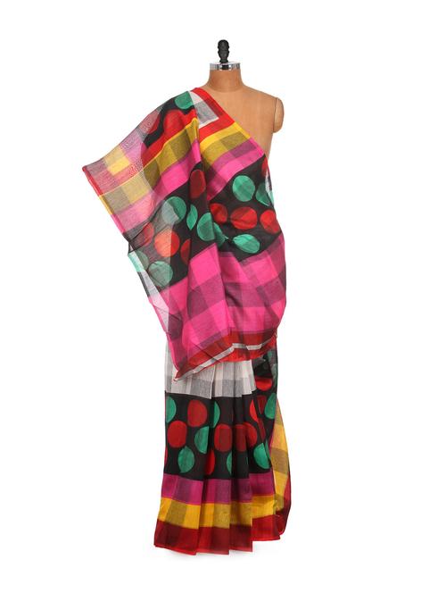 traditional ethinc saree - 84853 - Very Small Image - 1
