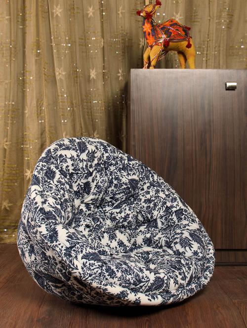 comfy printed pouf - 848984 - Very Small Image - 1