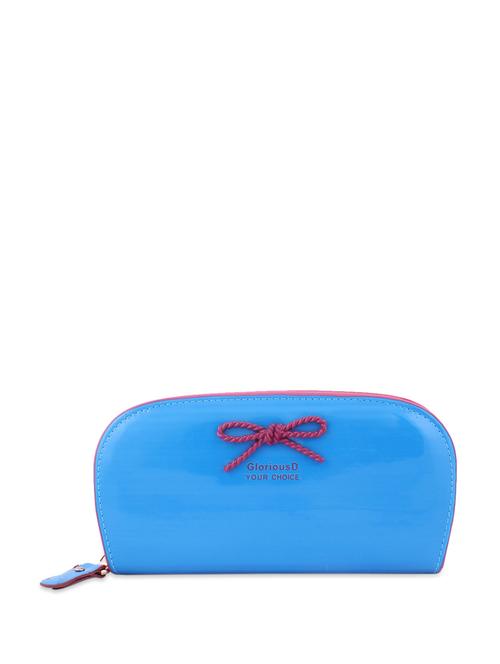 blue & pink bow rectangular clutch - 850682 - Very Small Image - 1
