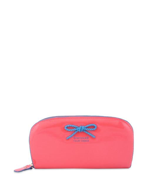 blue & pink bow rectangular clutch - 850683 - Very Small Image - 1