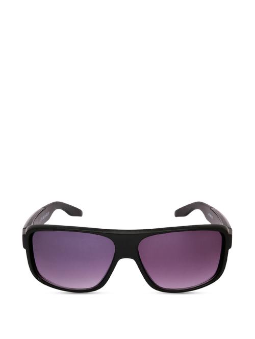 rectangular matte black sunglasses - 853783 - Very Small Image - 1
