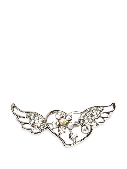 silver plated heart brooch - 853930 - Very Small Image - 1