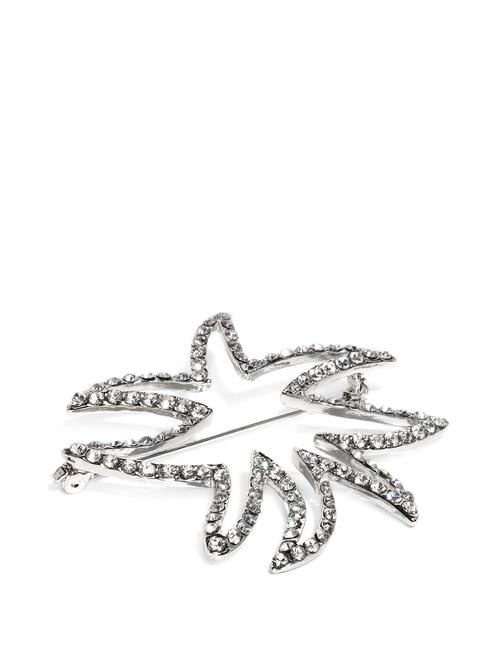 silver plated cut work  brooch - 853936 - Very Small Image - 1