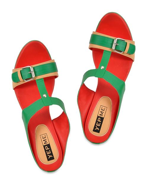 Stylish Green Wedges - 856267 - Very Small Image - 1