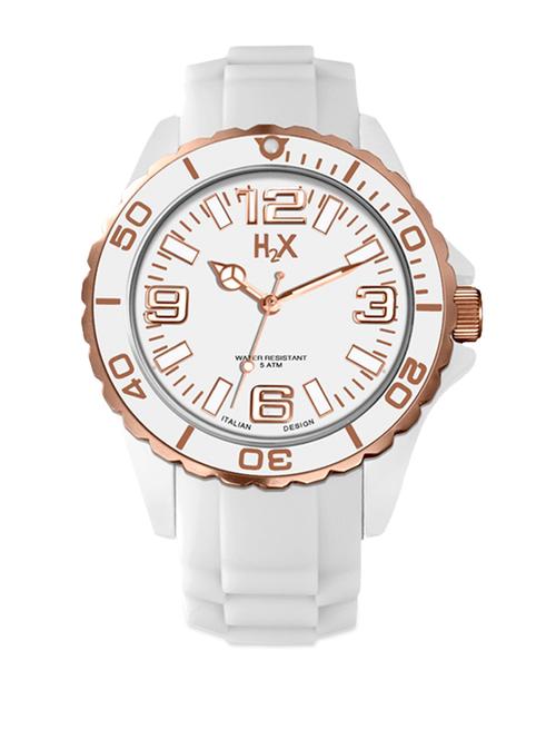 White Silicone Strap Watch - 85960 - Very Small Image - 1