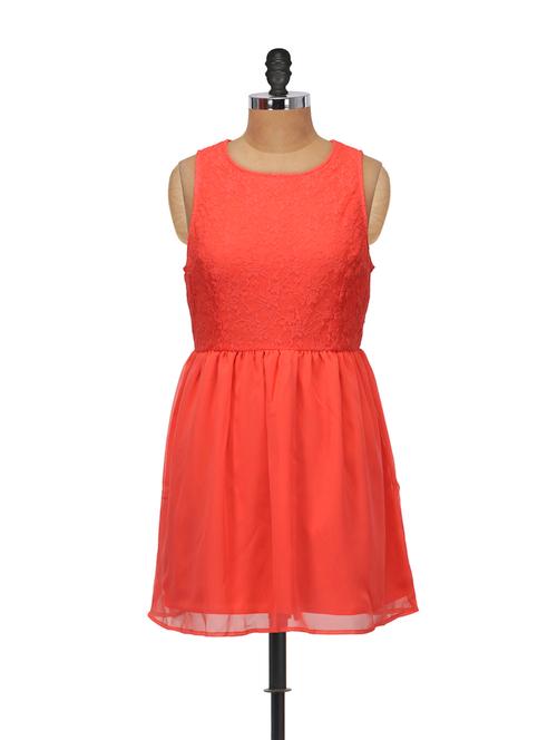 coral red spring dress - 861901 - Very Small Image - 1