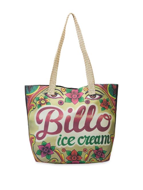 billo ice-cream print tote bag - 863489 - Very Small Image - 1