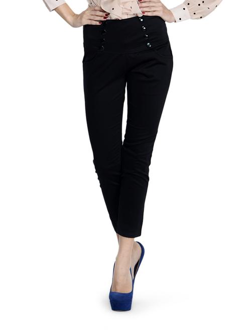 black crop pants - 864160 - Very Small Image - 1