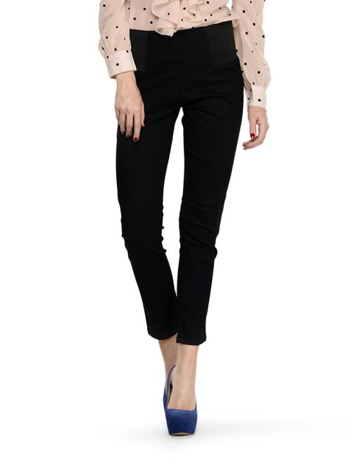 Elasticized Black Pants - 864165 - Very Small Image - 1