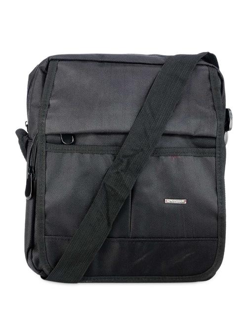 black front flap cross body bag - 886502 - Very Small Image - 1