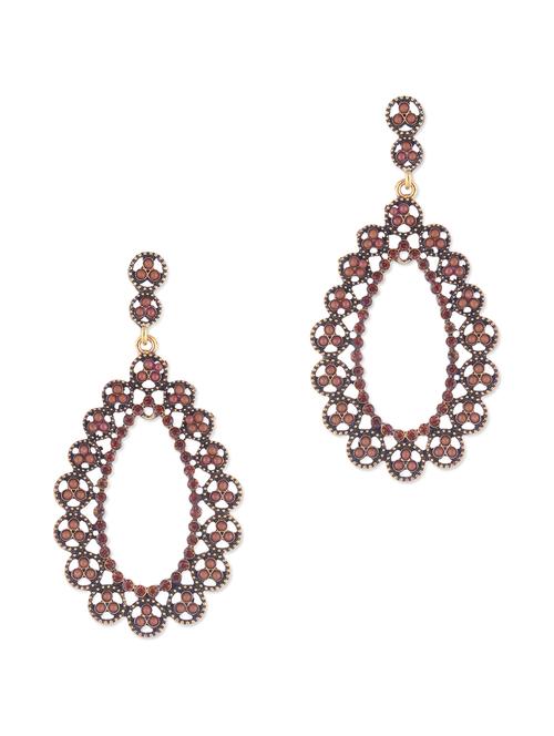 antique tear drop dangler earrings - 892771 - Very Small Image - 1