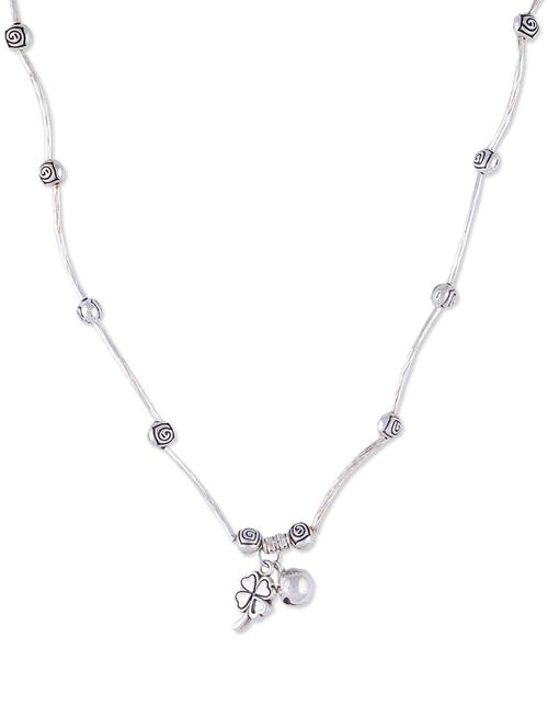 silver elasticated necklace - 892790 - Very Small Image - 1