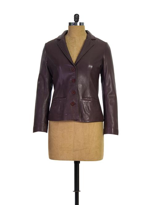 purple leather jacket - 907634 - Very Small Image - 1