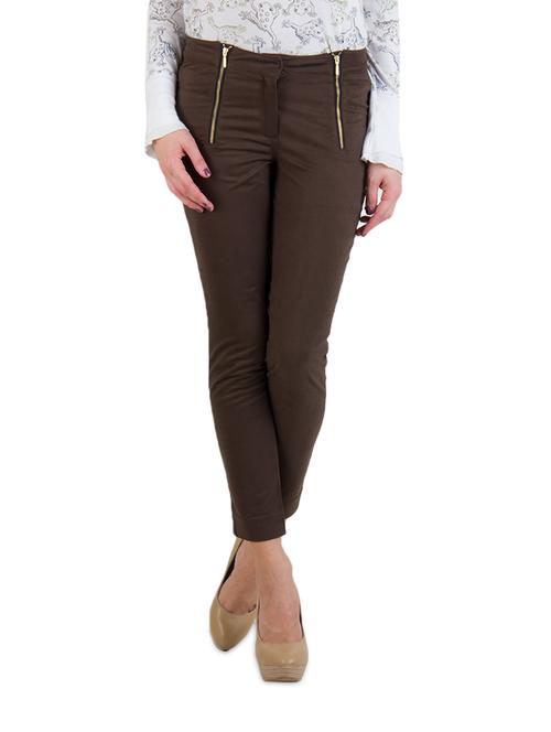 coffee brown ladies trouser - 908349 - Very Small Image - 1