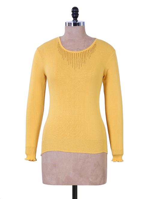 dark yellow winter top - 908440 - Very Small Image - 1