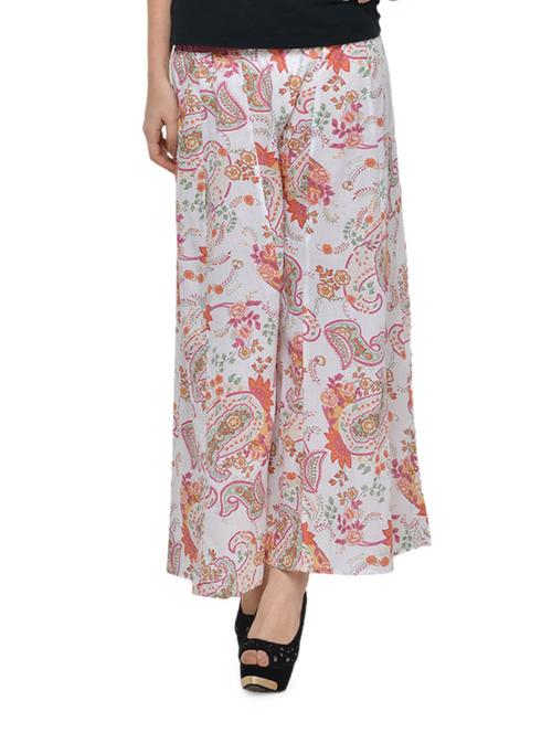 chic printed breezy palazzo pants - 920519 - Very Small Image - 1