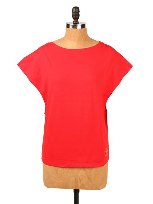 solid red oversized top - 920732 - Very Small Image - 1