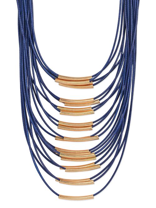 multi strand navy-blue neckpiece - 922675 - Very Small Image - 1