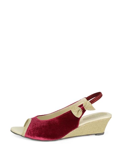 haute red peeptoe wedges - 923037 - Very Small Image - 1
