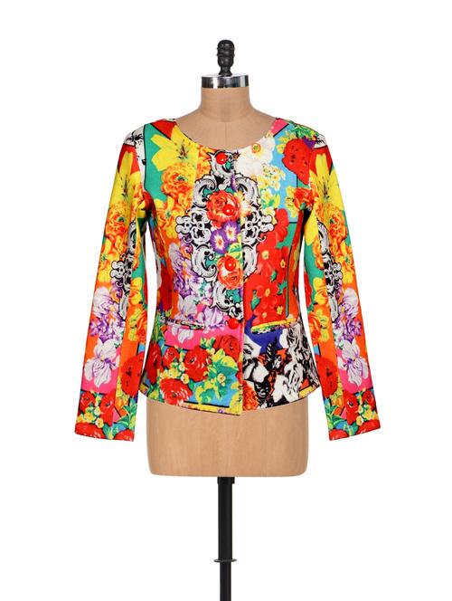 multicoloured printed jacket - 929589 - Very Small Image - 1