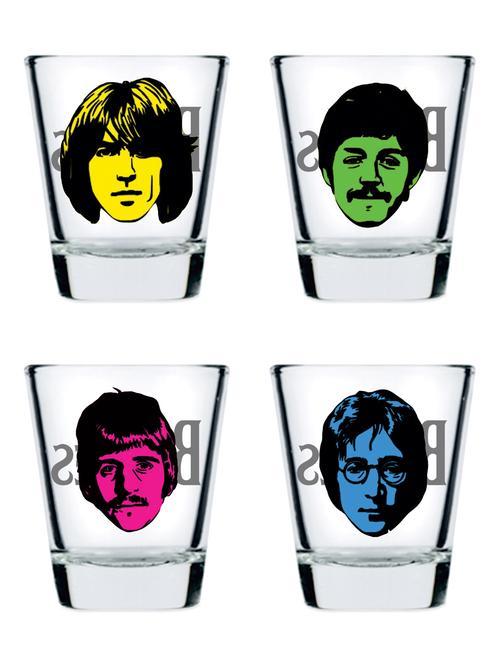 the beatles shot glass (set of 4) - 929749 - Very Small Image - 1