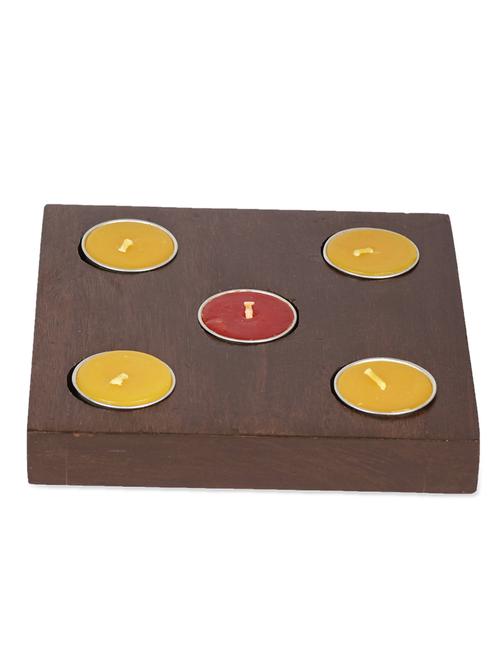 brown tea light holder - 933146 - Very Small Image - 1