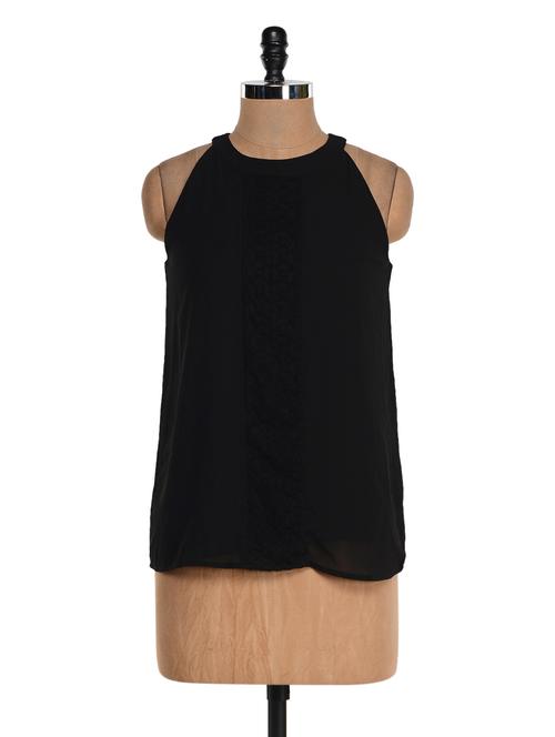 black halter neck top - 943310 - Very Small Image - 1