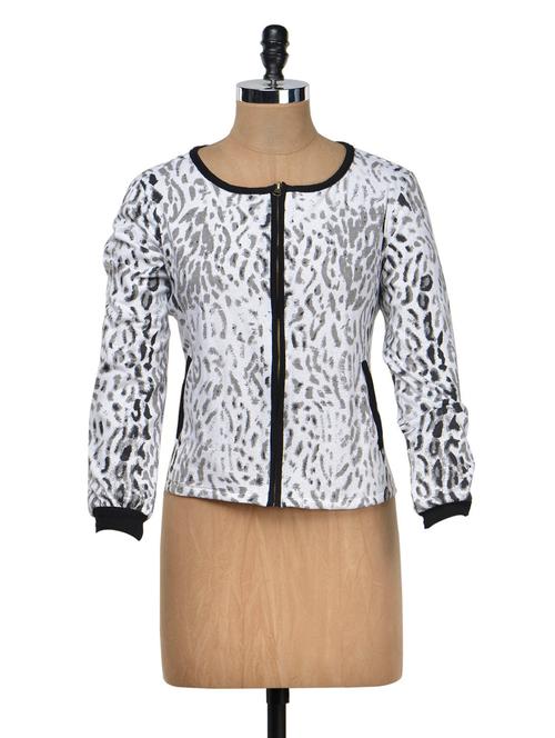 ivory animal print jacket - 950286 - Very Small Image - 1