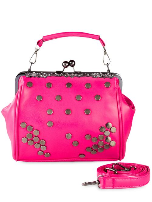 pink embellished handbag - 951003 - Very Small Image - 1