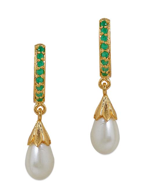 smashing green drop earrings - 955214 - Very Small Image - 1