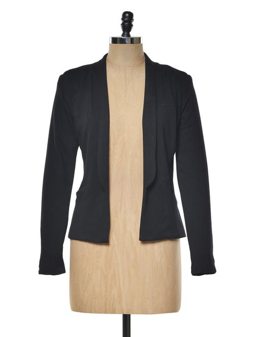 Black Polyester Blazer - 958647 - Very Small Image - 1