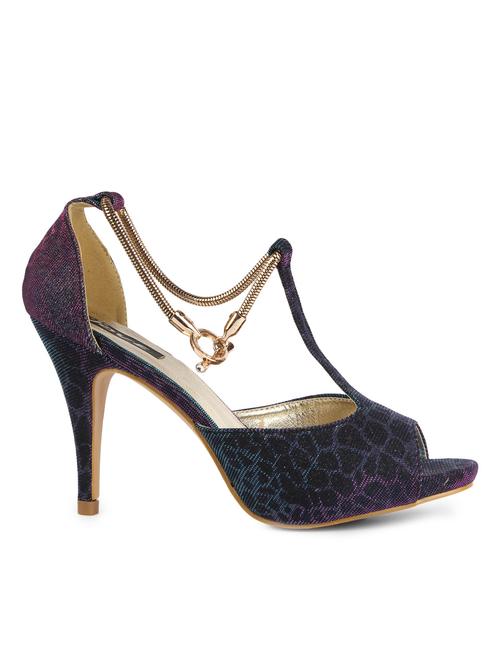 Blue leatherette Sandals - 9591757 - Very Small Image - 1