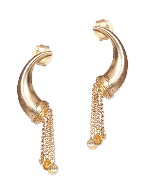 gold plated sterling silver earrings - 9593023 - Very Small Image - 1