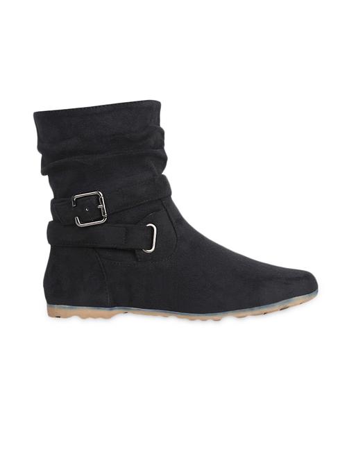 solid black suede boots - 9594190 - Very Small Image - 1