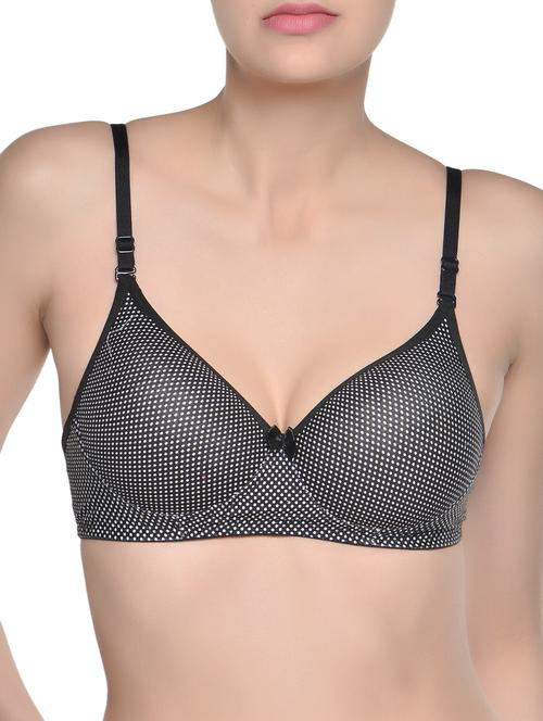 black polka dots padded bra - 960307 - Very Small Image - 1